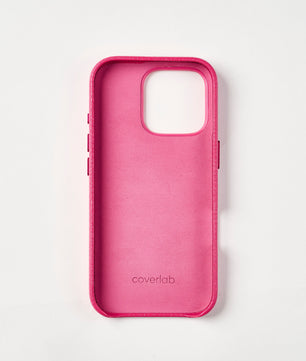 Leather case with multicolors hearts pattern