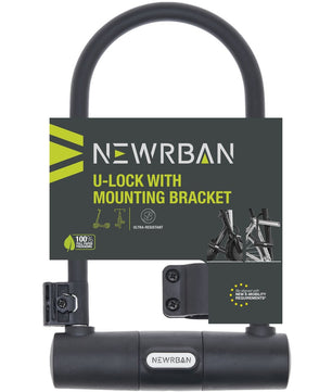 U-lock with mounting bracket