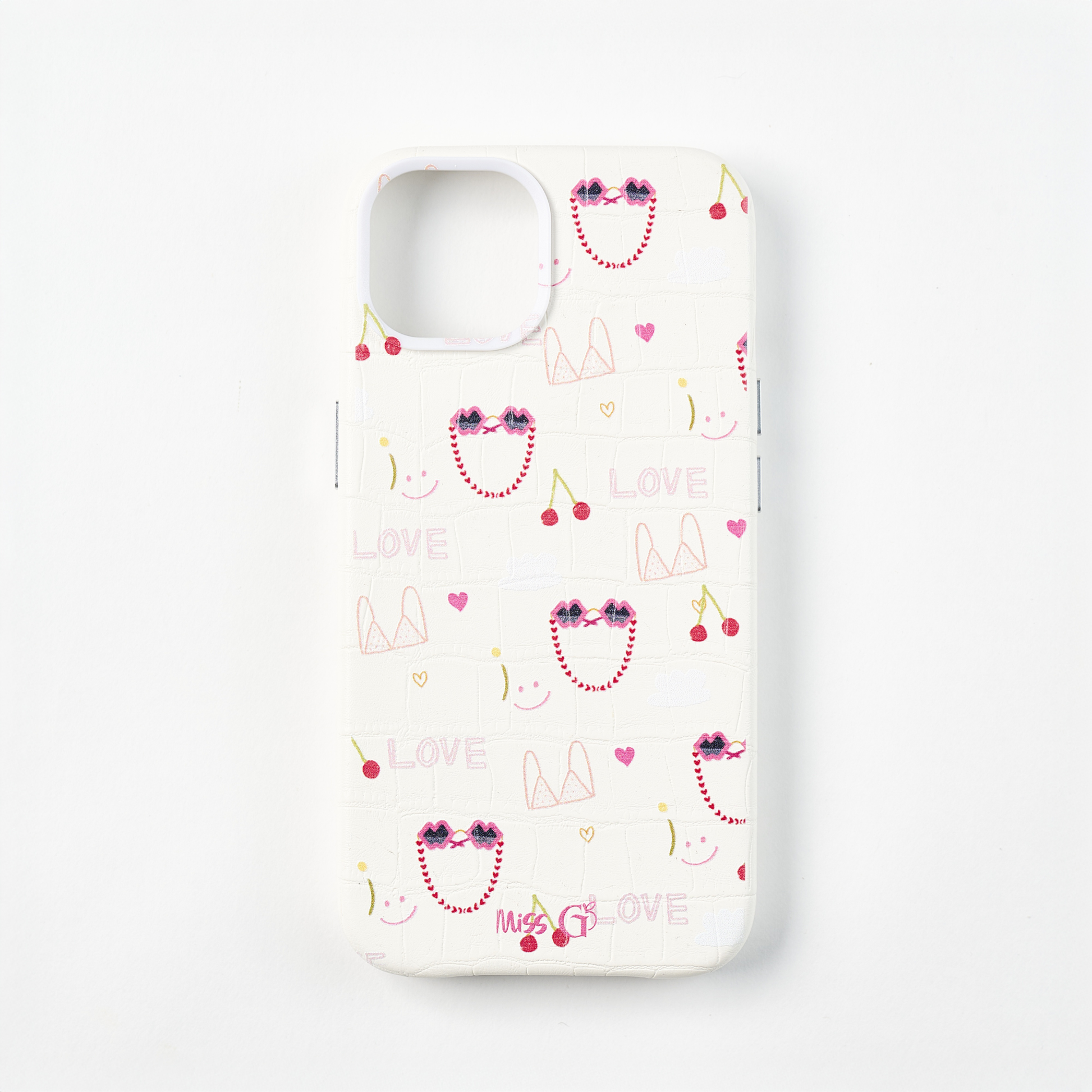 Leather case summer and love