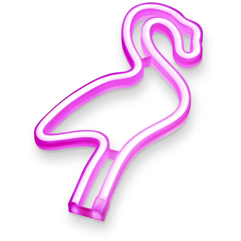 Neon Wall Flamingo