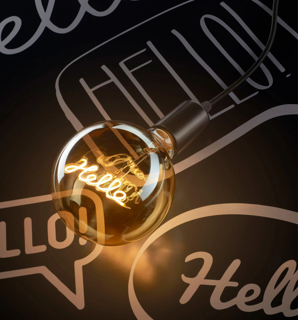 Fancy Bulb Hello