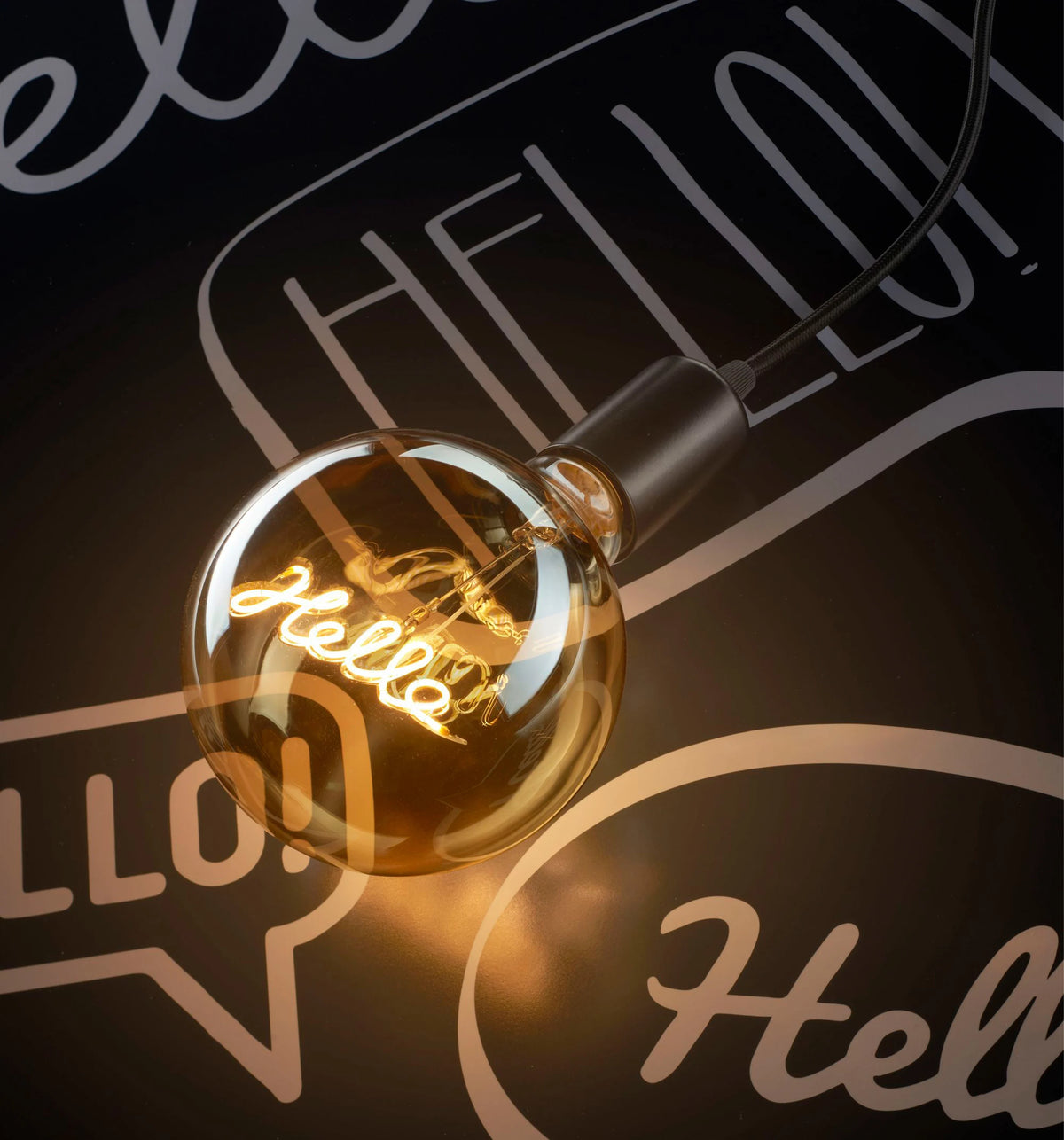 Fancy Bulb Hello
